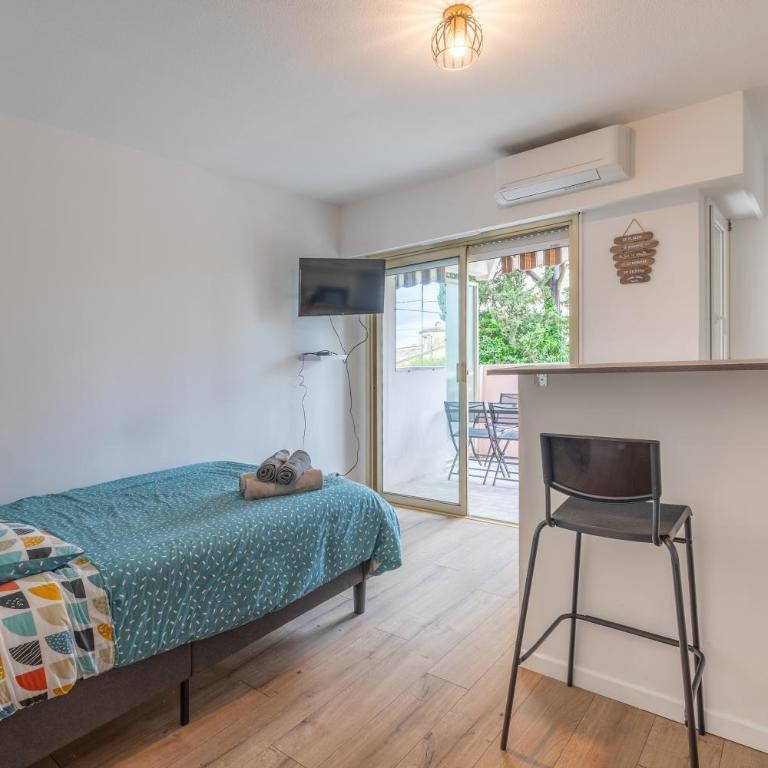 Studio avec terrasse vue jardin - Appartement 1 Chambre - 4
