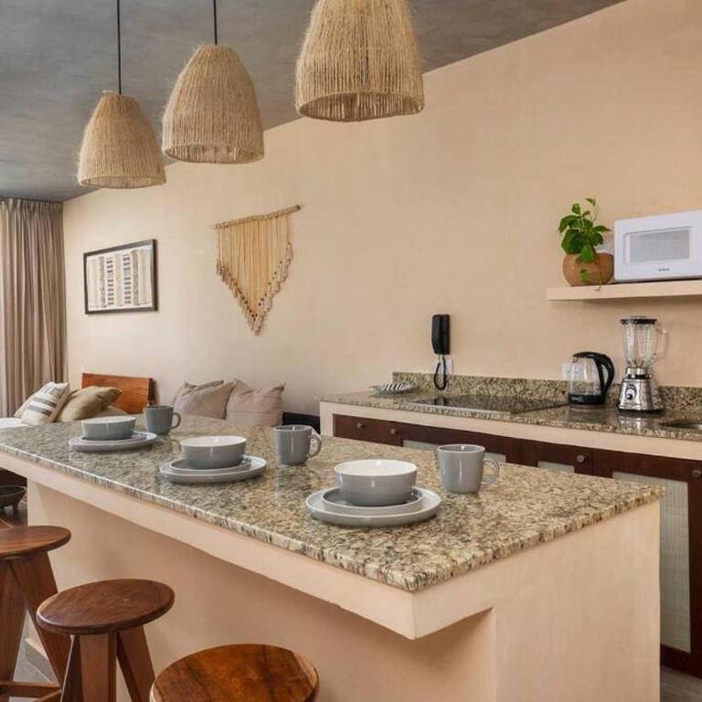 Modern Studio w Balcony & Pool La Veleta, - Tulum - A207 - Apartamento de 1 dormitorio - 3
