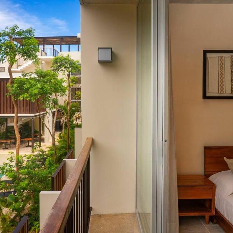 Modern Studio w Balcony & Pool La Veleta, - Tulum - A207 - Apartamento de 1 dormitorio - 1