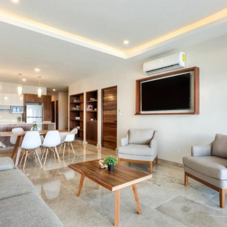 Apartamento Isla Mujeres Mexico frente al mar - Three-Bedroom Apartment - 7