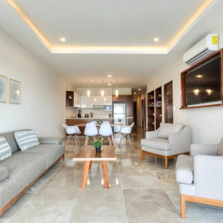Apartamento Isla Mujeres Mexico frente al mar - Three-Bedroom Apartment - 8