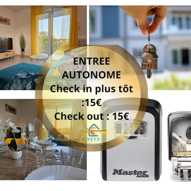 L'évasion Carcassonnais avec Terrasse 2 places de Parking privée - Apartment mit 2 Schlafzimmern und Balkon - 15