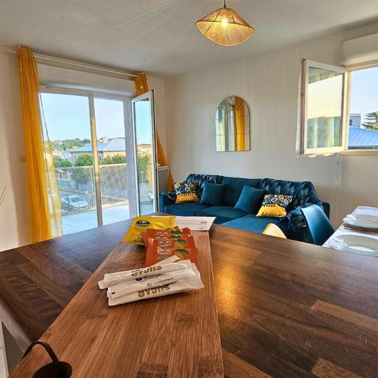 L'évasion Carcassonnais avec Terrasse 2 places de Parking privée - Apartment mit 2 Schlafzimmern und Balkon - 10
