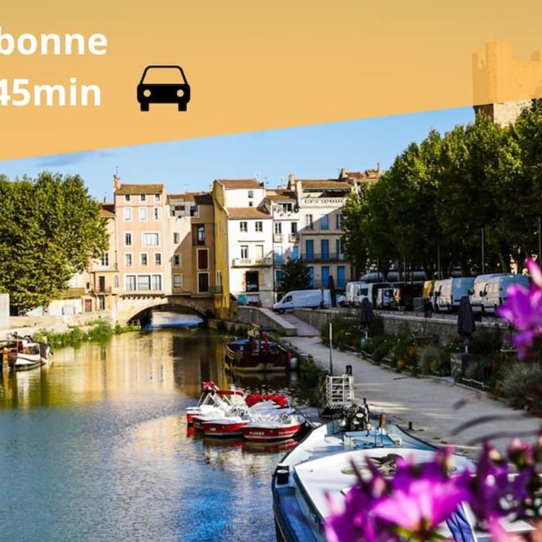 L'évasion Carcassonnais avec Terrasse 2 places de Parking privée - Apartment mit 2 Schlafzimmern und Balkon - 40