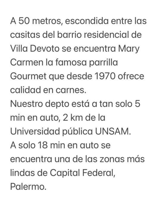 Departamento Villa Devoto 1A cerca Universidad - Apartamento de 1 dormitorio - 15