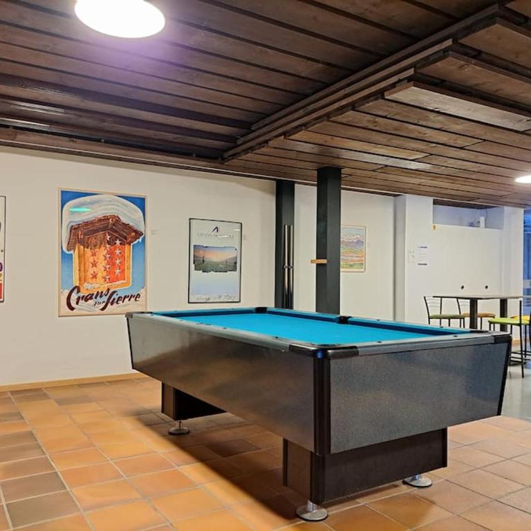 Ace Location with Pool & Sauna - Appartement 1 Chambre avec Balcon et Vue sur les Montagnes - 11