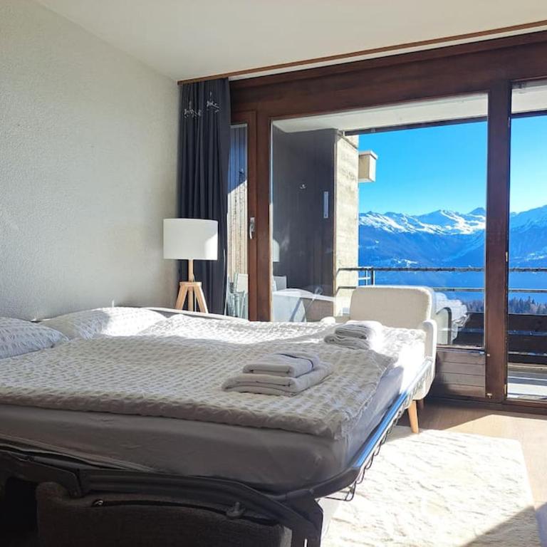 Ace Location with Pool & Sauna - Appartement 1 Chambre avec Balcon et Vue sur les Montagnes - 15