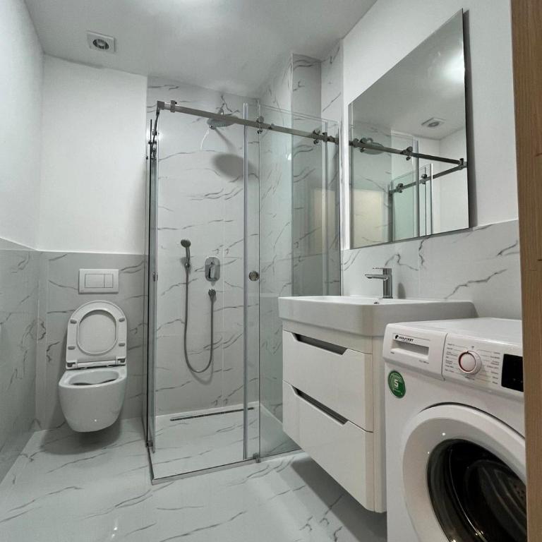 Rafailovici Beachfront Apartment 2 - Apartman s 1 Spavaćom Sobom, Pogledom na More i Terasom - 11