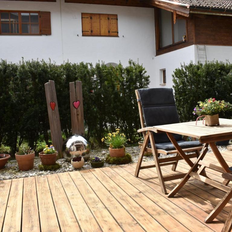 Ferienwohnung Alpenruhe - Apartamento con terraza - 1