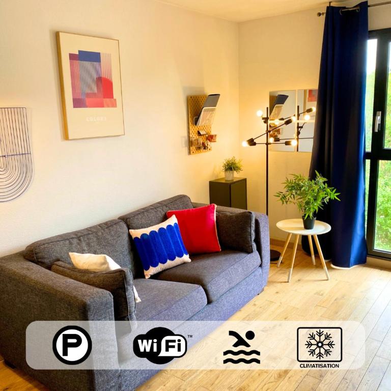 Ma place au sud Aix Parking - Appartamento con 1 Camera da Letto - 15