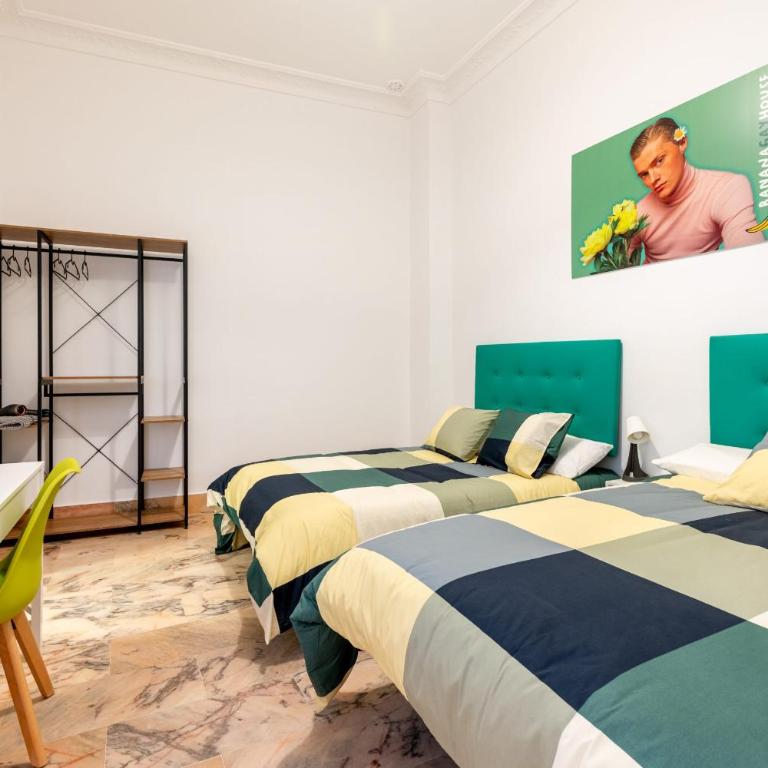 Banana Gay House - Only Men - Habitación Cuádruple con baño privado - 5