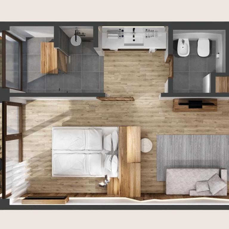 Hotel Hubertus - Suite Deluxe con Vasca Idromassaggio - 4