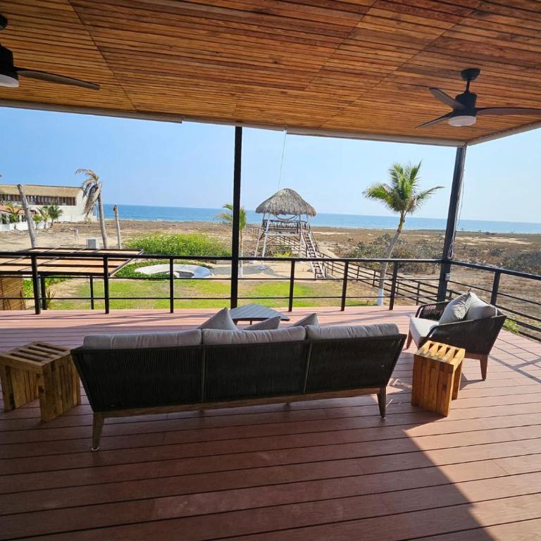Villa Galu - Alberca privada - a 100mts del Mar - 2 GrandesTerrazas - Casa de 3 dormitorios - 2