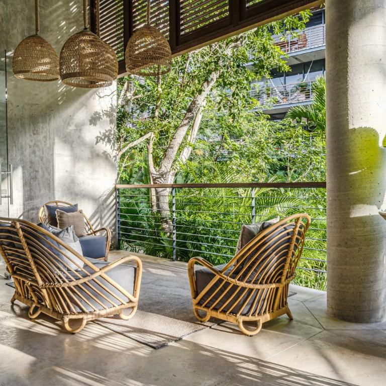 Hidden Swim up Loft w Cenote Rooftop Pool Gym - Apartamento de 1 dormitorio - 19