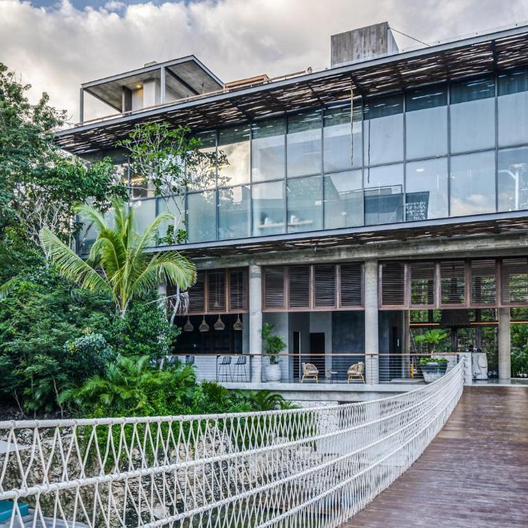 Hidden Swim up Loft w Cenote Rooftop Pool Gym - Apartamento de 1 dormitorio - 18