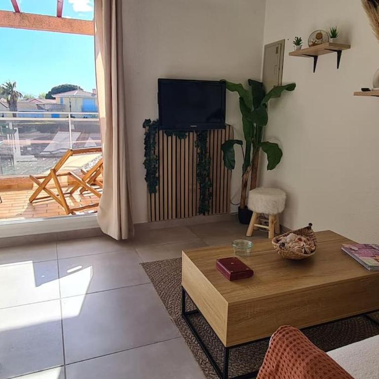 Appartement 2 personnes à la Marina avec superbe vue - Terrasse et parking privé - Appartamento con 1 Camera da Letto - 11