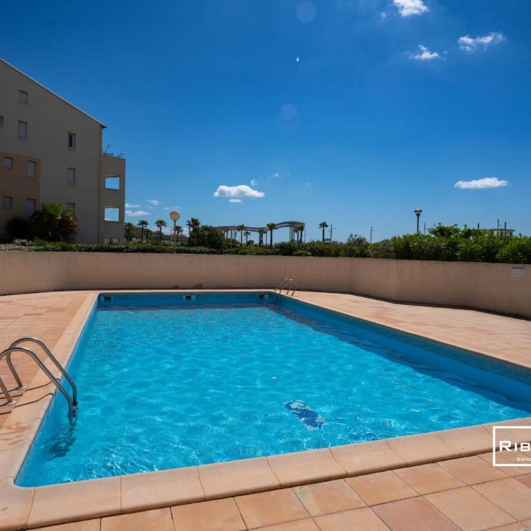 Riboleys - T2 climatisé avec piscine face à la mer - Appartement - 21