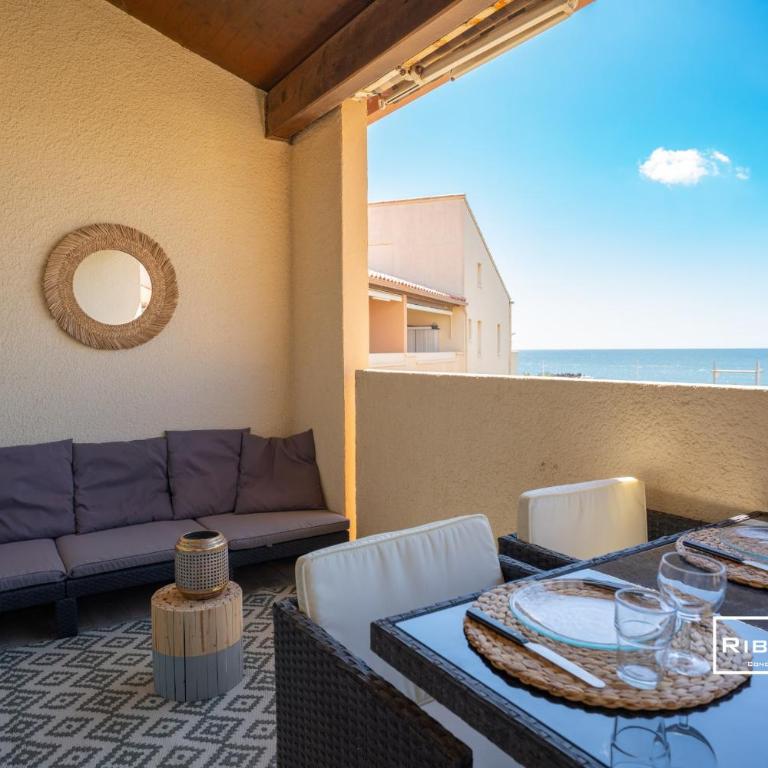 Riboleys - T2 climatisé avec piscine face à la mer - Appartement - 2