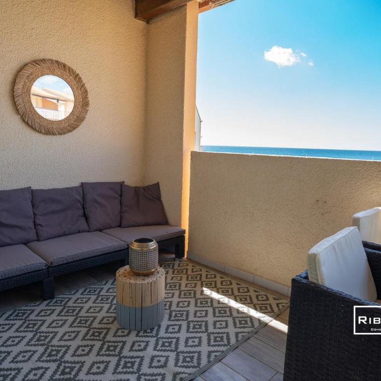 Riboleys - T2 climatisé avec piscine face à la mer - Appartement - 20