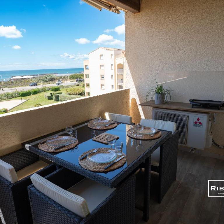 Riboleys - T2 climatisé avec piscine face à la mer - Appartement - 16