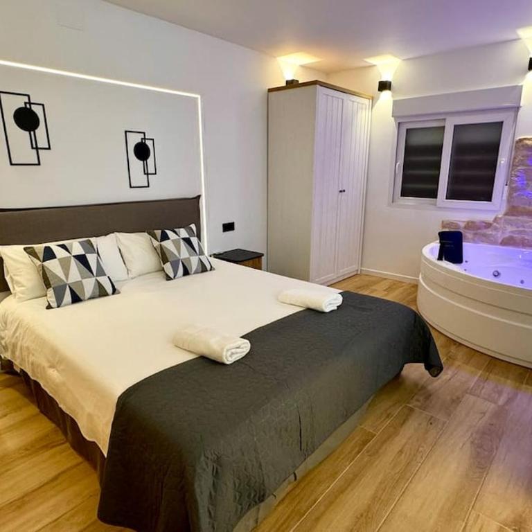 18 Refugio romántico con jacuzzi - One-Bedroom Apartment - 33