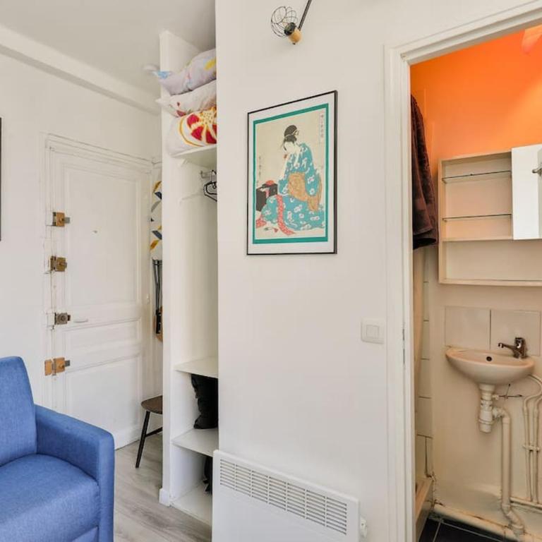 Studio w/view on Paris roof 2min to Metro Charonne - Appartamento con 1 Camera da Letto - 11