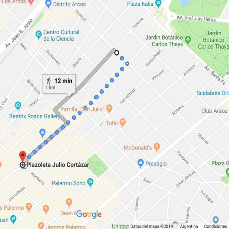 Palermo. 2 ambientes. Reciclado. - Apartamento de 1 dormitorio - 3