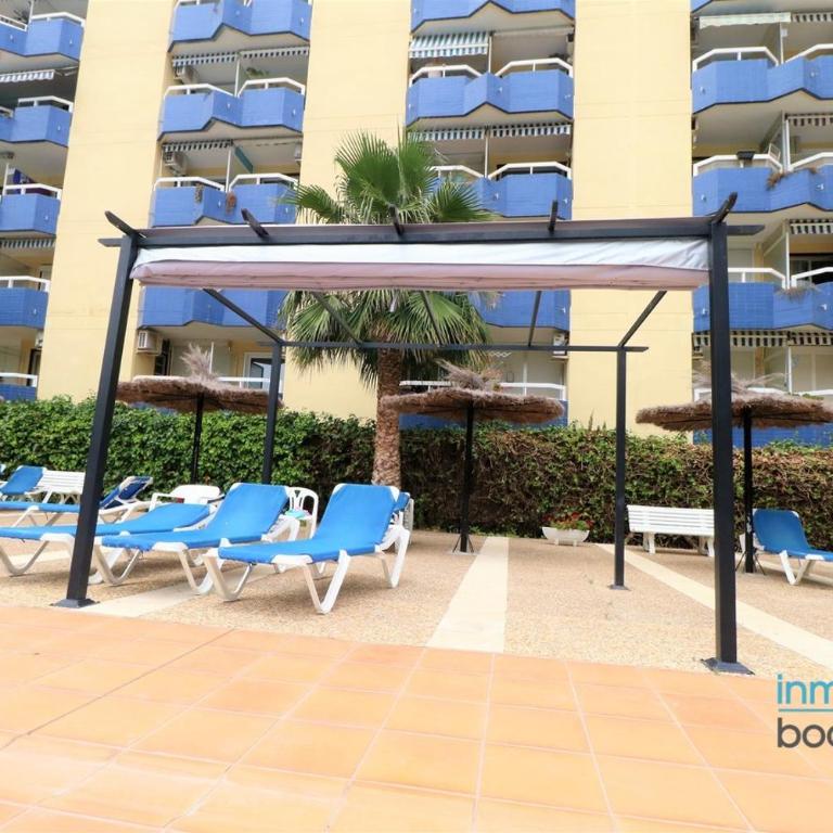 New Alboran Salou, climatizado, piscina y wifi - Apartamento de 1 dormitorio con terraza - 9