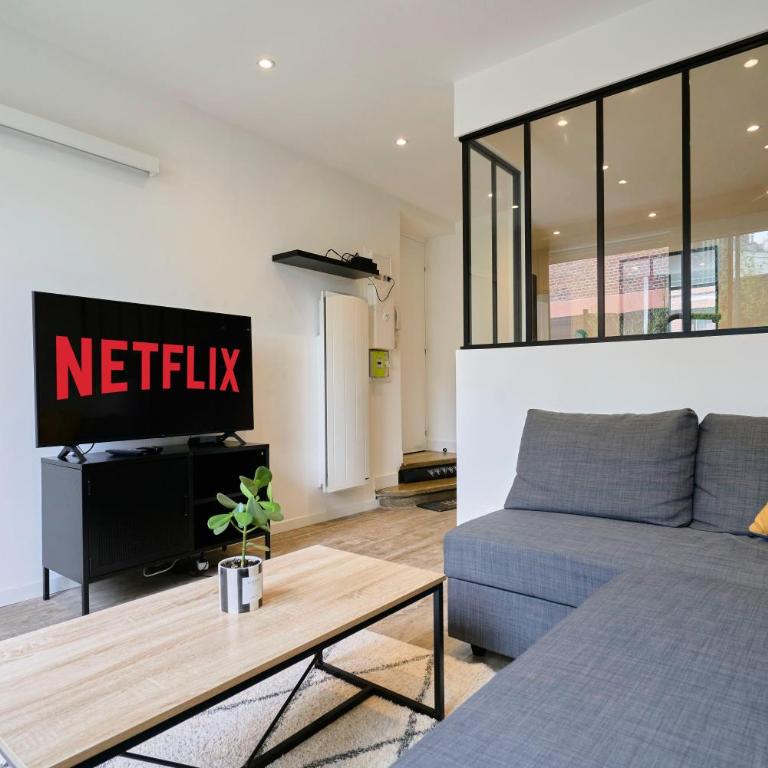 Le Chanzy - Terrasse, métro 7 min, Lille - Apartment mit 1 Schlafzimmer - 12