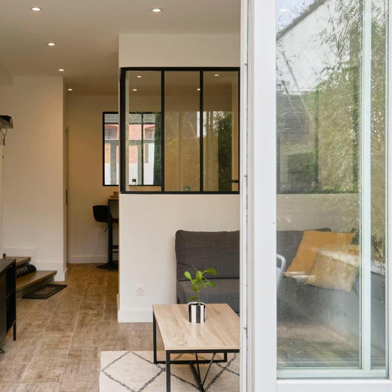 Le Chanzy - Terrasse, métro 7 min, Lille - Apartment mit 1 Schlafzimmer - 58