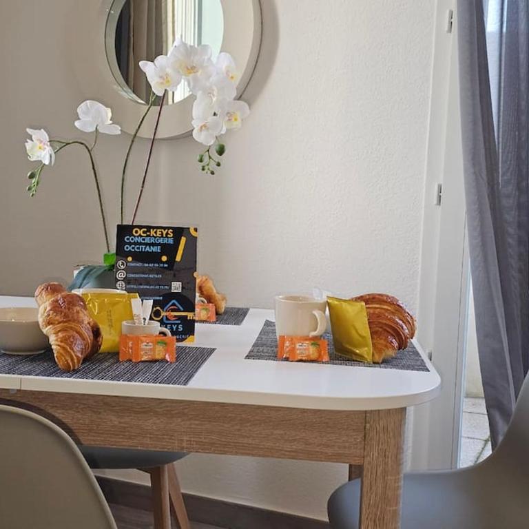 L'Orchidée, proche de la gare avec clim et terrasse - Appartamento con 2 Camere da Letto e Terrazza - 22