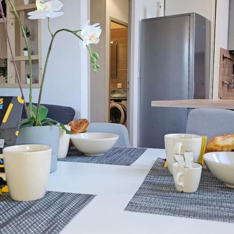 L'Orchidée, proche de la gare avec clim et terrasse - Appartamento con 2 Camere da Letto e Terrazza - 28