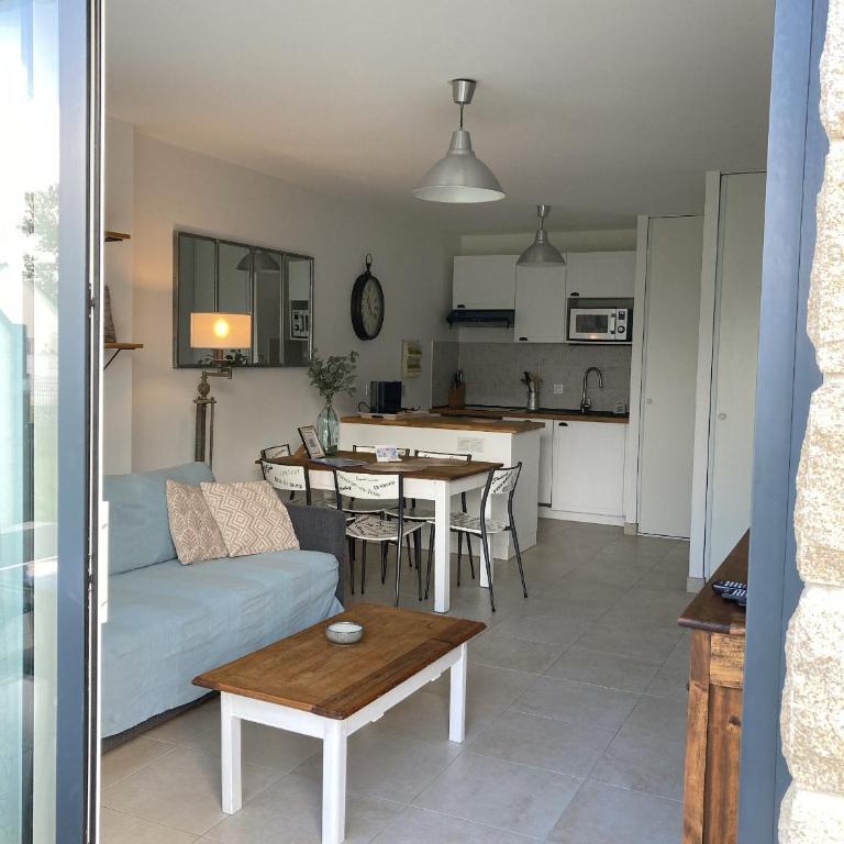 TY DOLMEN DU - 2 vacanciers - Jardin clos - Petit chien bienvenu - 2 vélos - Plages et Commerces à pied - Appartement 1 Chambre - 1