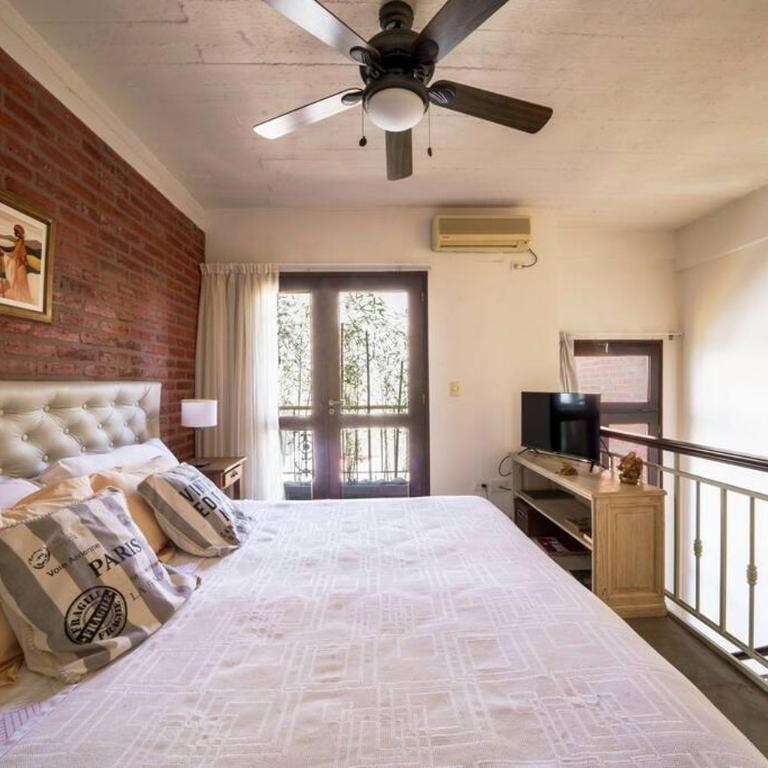Beautiful loft with garden view with service - Apartamento de 1 dormitorio - 41