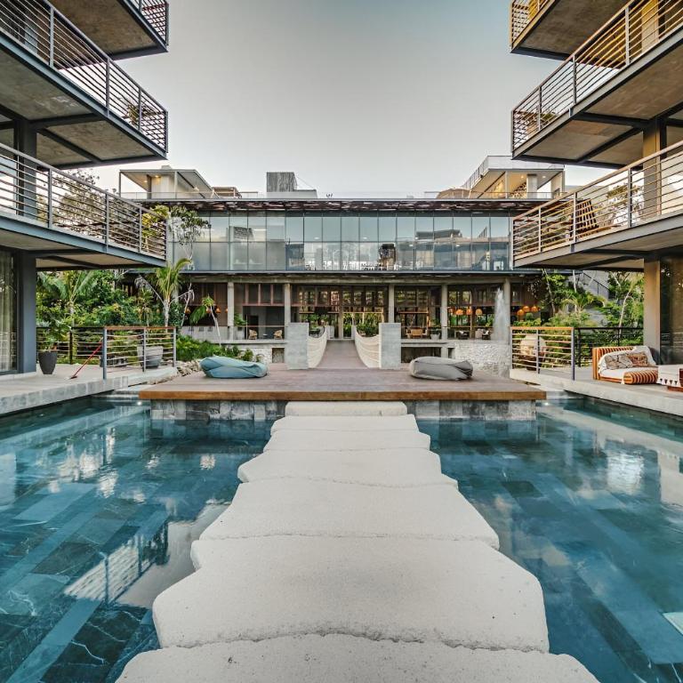 Hidden Swim up Loft w Cenote Rooftop Pool Gym - Apartamento de 1 dormitorio - 4