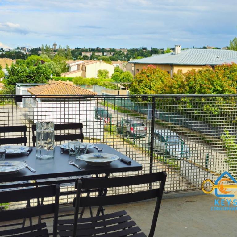 L'évasion Carcassonnais avec Terrasse 2 places de Parking privée - Apartment mit 2 Schlafzimmern und Balkon - 26
