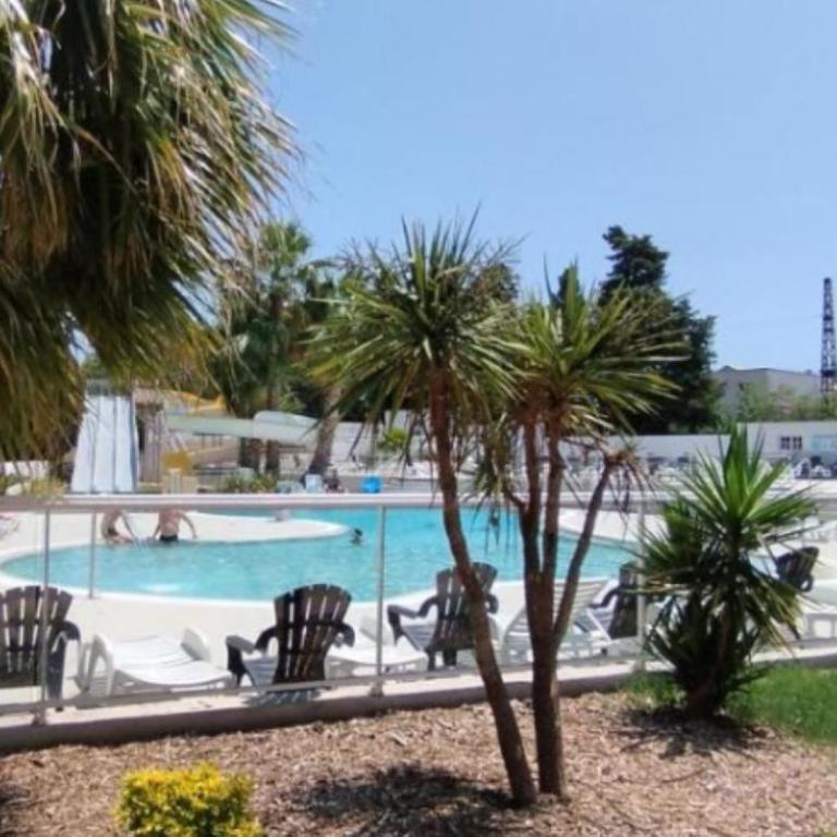 Mobil home 4 pers ombragé climatisé camping Marvilla parc AGDE - Room #1184241601 - 6