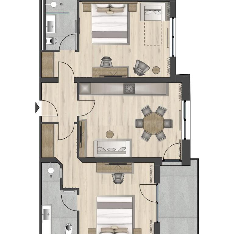 Apart Seldon - Apartamento de 2 dormitorios - 10
