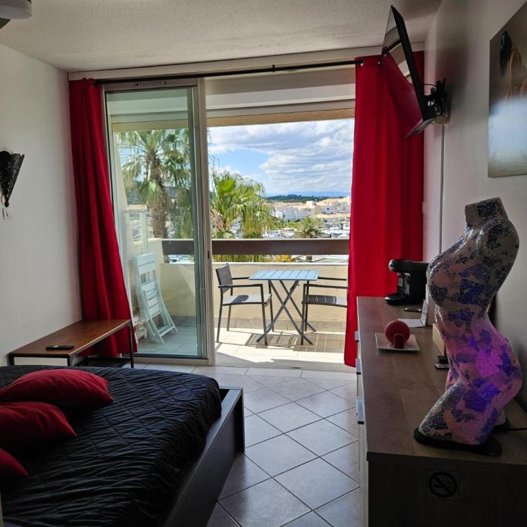 Studio village naturiste vue sur port nature 7 - Apartment mit 1 Schlafzimmer - 31