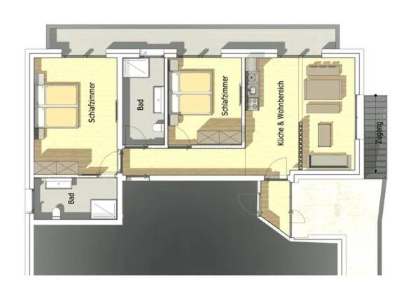 Haus Hermine - Apartment mit 2 Schlafzimmern - 3