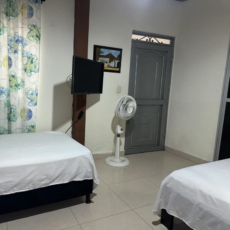Las Camelias Apartahotel - Habitación Doble con baño privado - 1 o 2 camas - 3