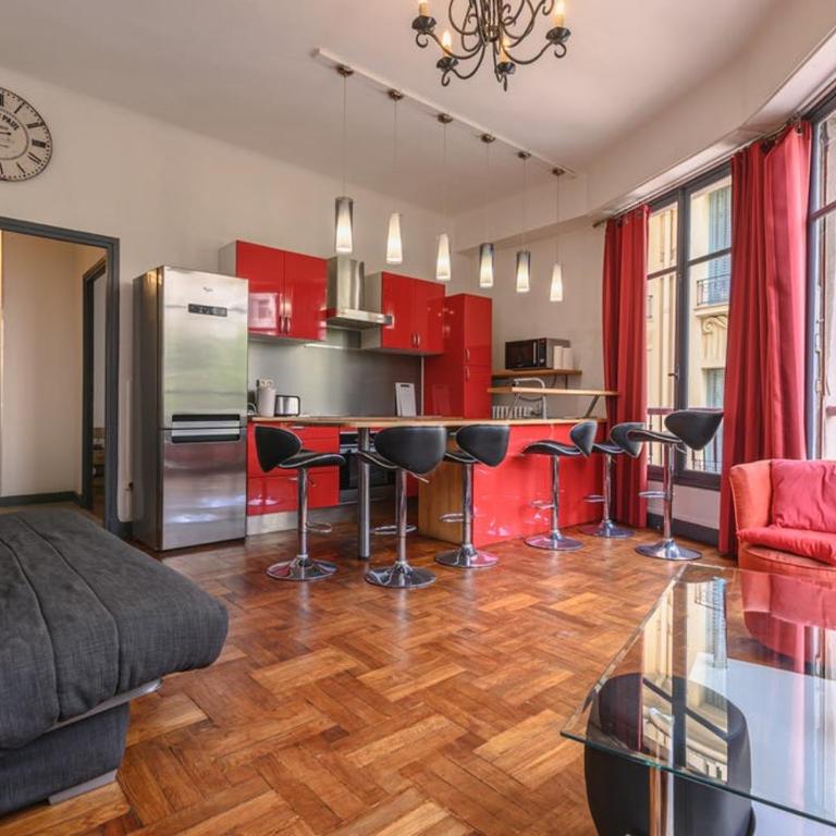 Charmant appt 3 chambes au coeur de Nice-5 mns plages - Appartement 3 Chambres avec Balcon - 1