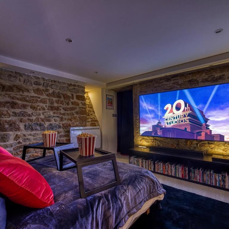 Movie Room Immersion unique et atmosphère cosy assurée - wifi inclus - Studio - 1