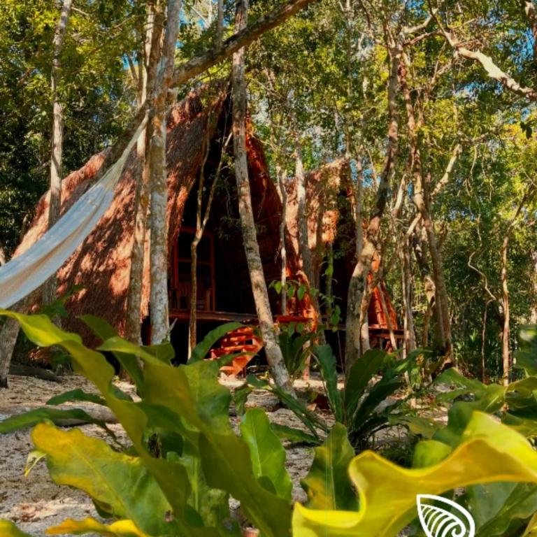 7 CIELOS BACALAR. - Habitación con cama extragrande y vistas al lago - 5