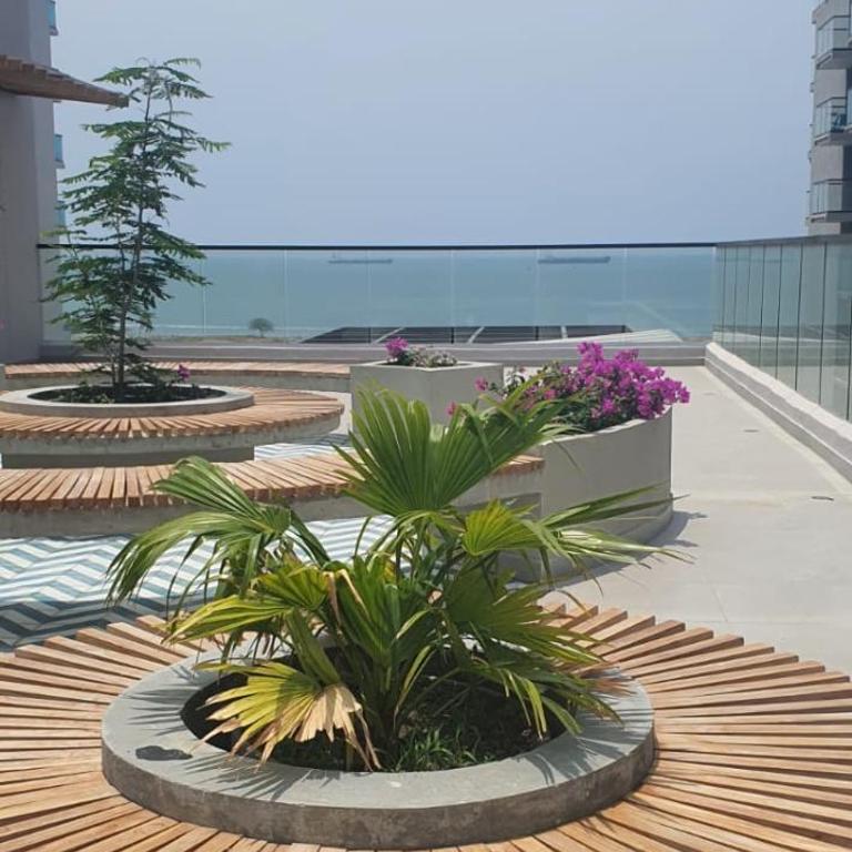 Moderno Apto Familiar en Exclusivo Sector Hotelero Frente A Reserva Natural y El Mar, Hermosas Vistas - One-Bedroom Apartment with Balcony and Sea View - 47