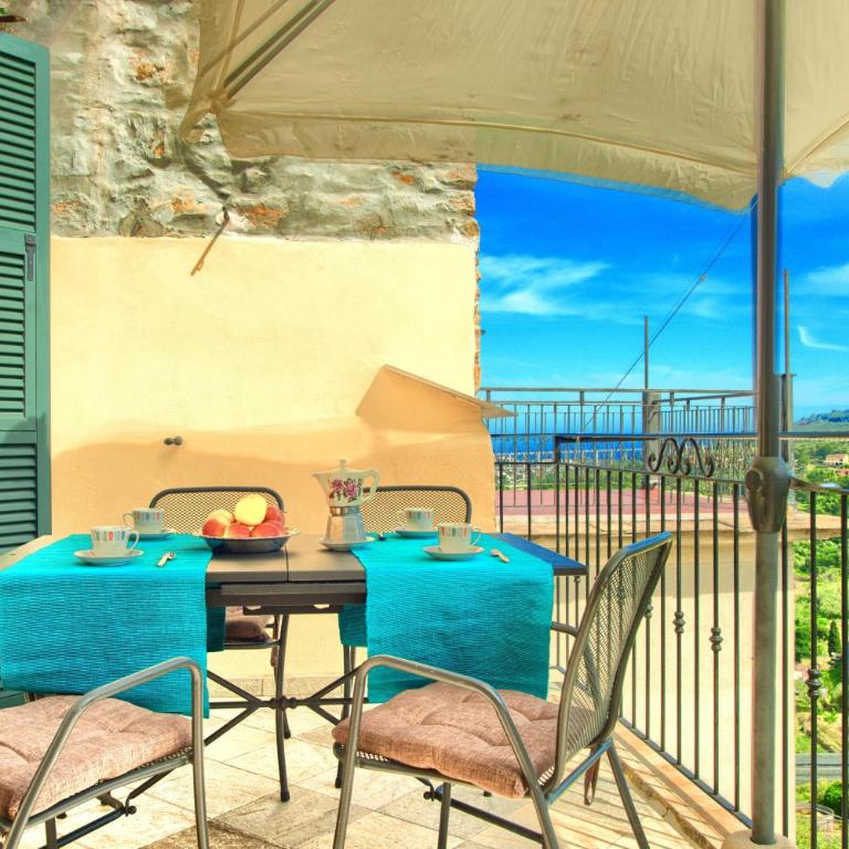 casa con terrazza panoramica in tipico borgo ligure - Two-Bedroom House - 23