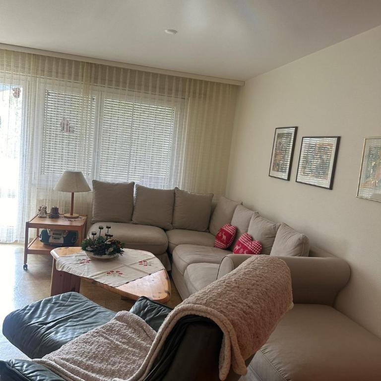 Appartement avec grande terrasse Loèche les Bains - Two-Bedroom Apartment - 1
