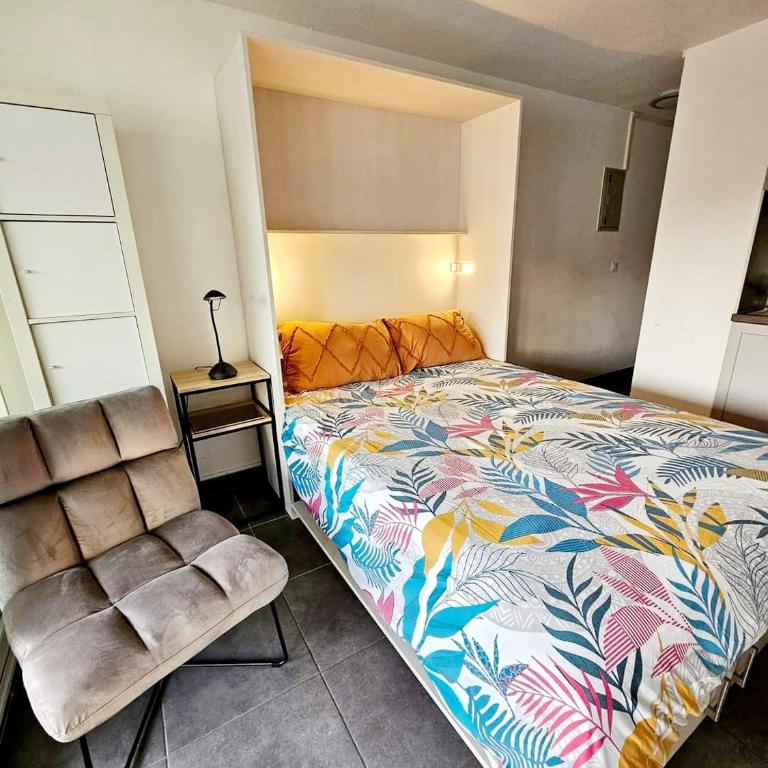 Studio, Terrasse et piscine, Proche centre et plages - Appartement 1 Chambre - 16