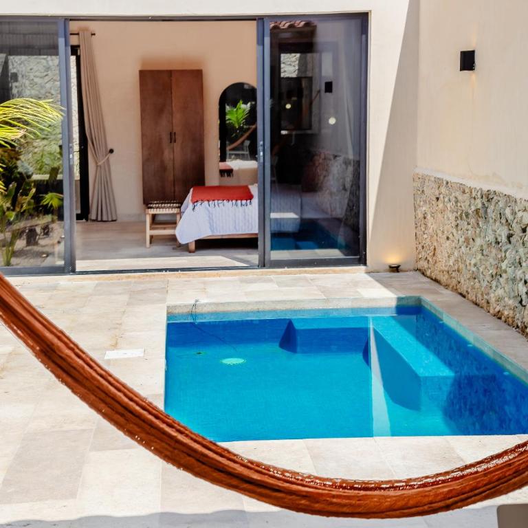 Casa mi Merida Centro, alberca, tina, cuarto king size, cuarto 2 camas dobles - Two-Bedroom Villa - 2