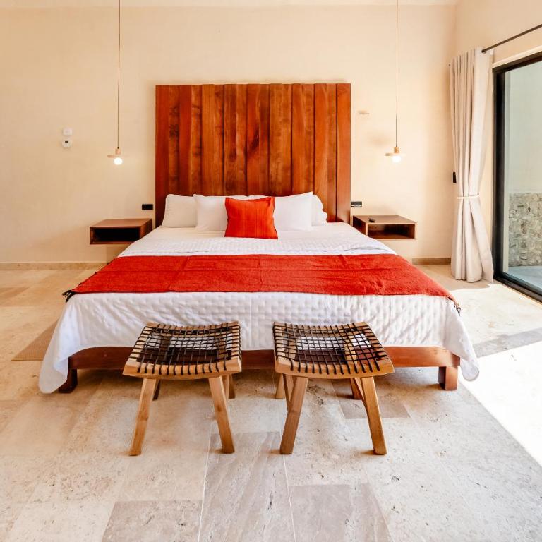 Casa mi Merida Centro, alberca, tina, cuarto king size, cuarto 2 camas dobles - Two-Bedroom Villa - 10